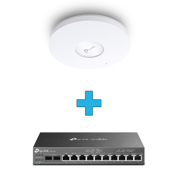 AC+AP Package A  - 3 in1 Router POE Controller + One Ceiling AP + Onsite Setup
